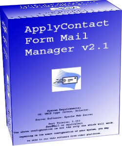 ApplyContact - Collect user e-mails from a clear and simple interface. Receive sorted mail from your users, and archive old messages.